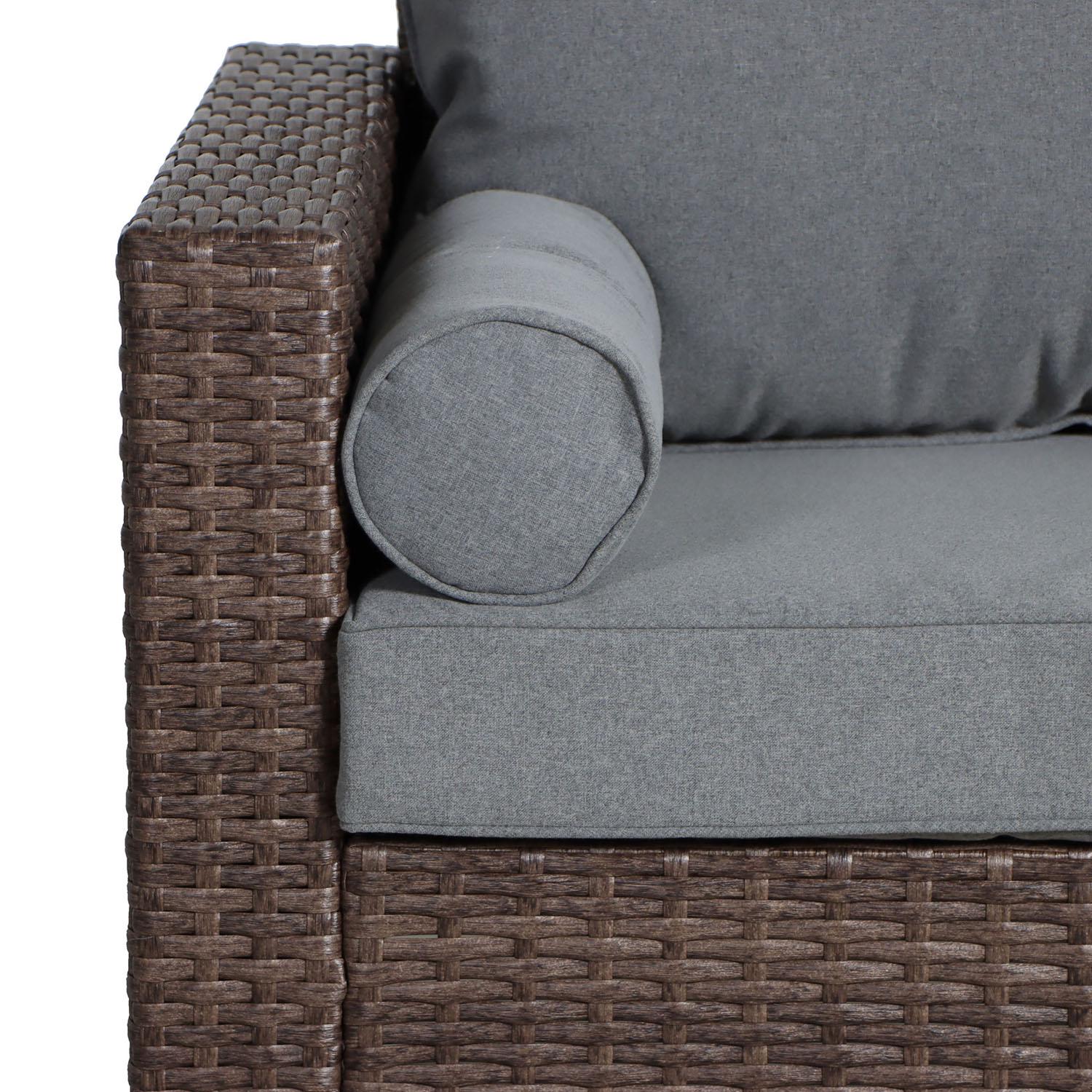 Better Homes & Gardens Brookbury Outdoor Cuddle Chair- Gray - Image 5