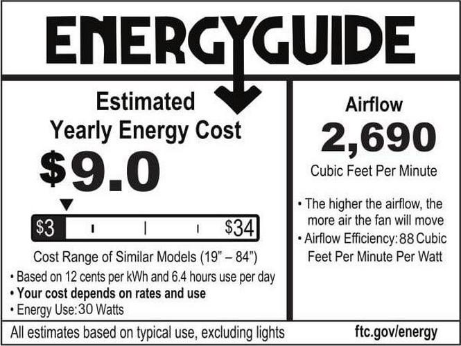 Better Homes & Gardens 52" Bronze Transitional Ceiling Fan, 5 Reversible Blades, 3 LED Bulbs Included - Image 8