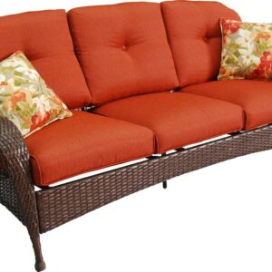 Better Homes & Gardens Azalea Ridge Cushion Wicker Outdoor Sofa - Espresso