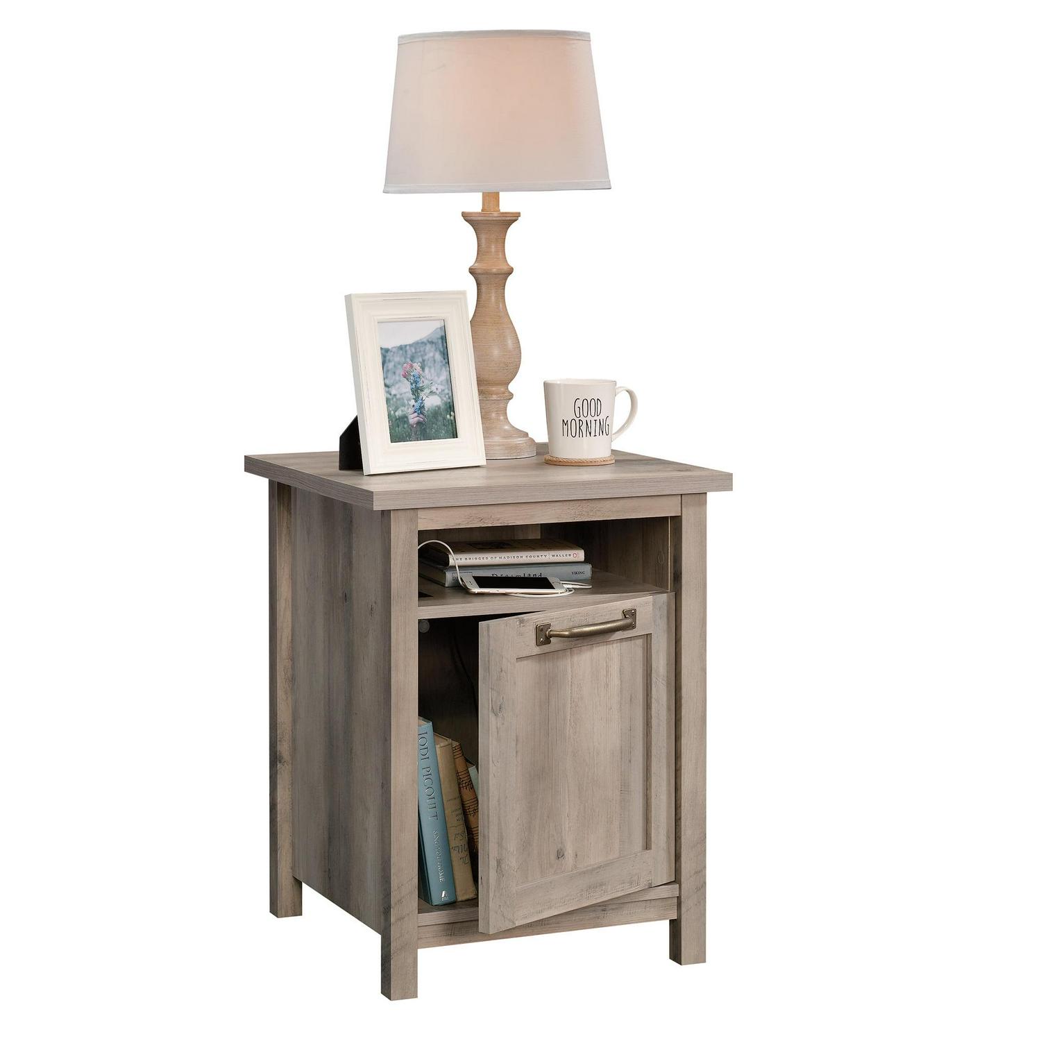 Better Homes & Gardens Modern Farmhouse USB Nightstand, Rustic Gray - Image 16