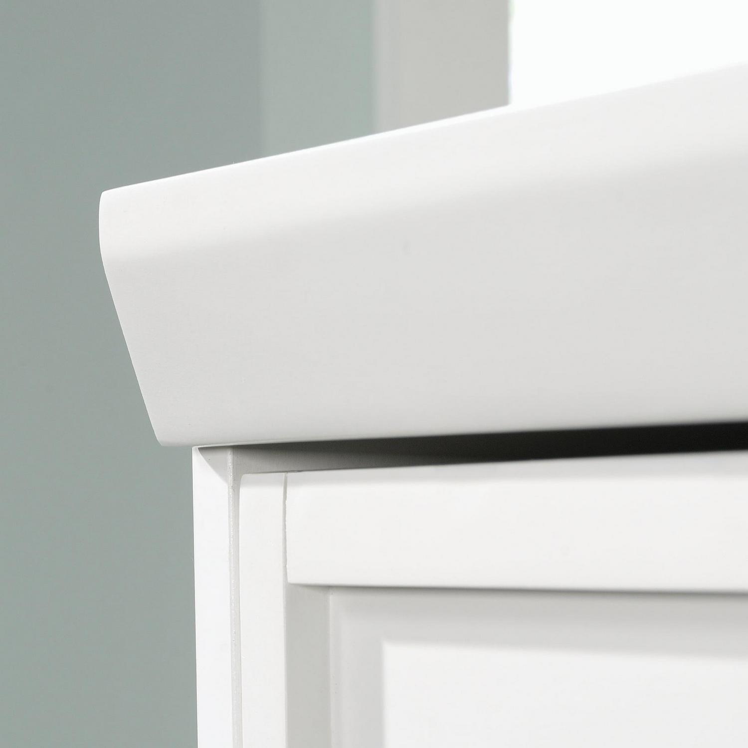 Better Homes & Gardens Craftform Hutch Top, White Finish - Image 6