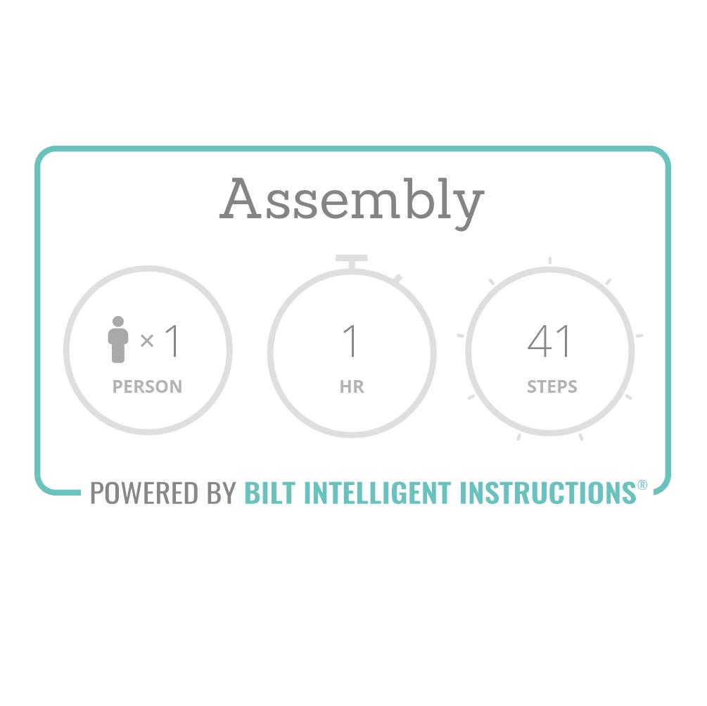 Better Homes & Gardens Modern Farmhouse USB Nightstand, Rustic Gray - Image 5