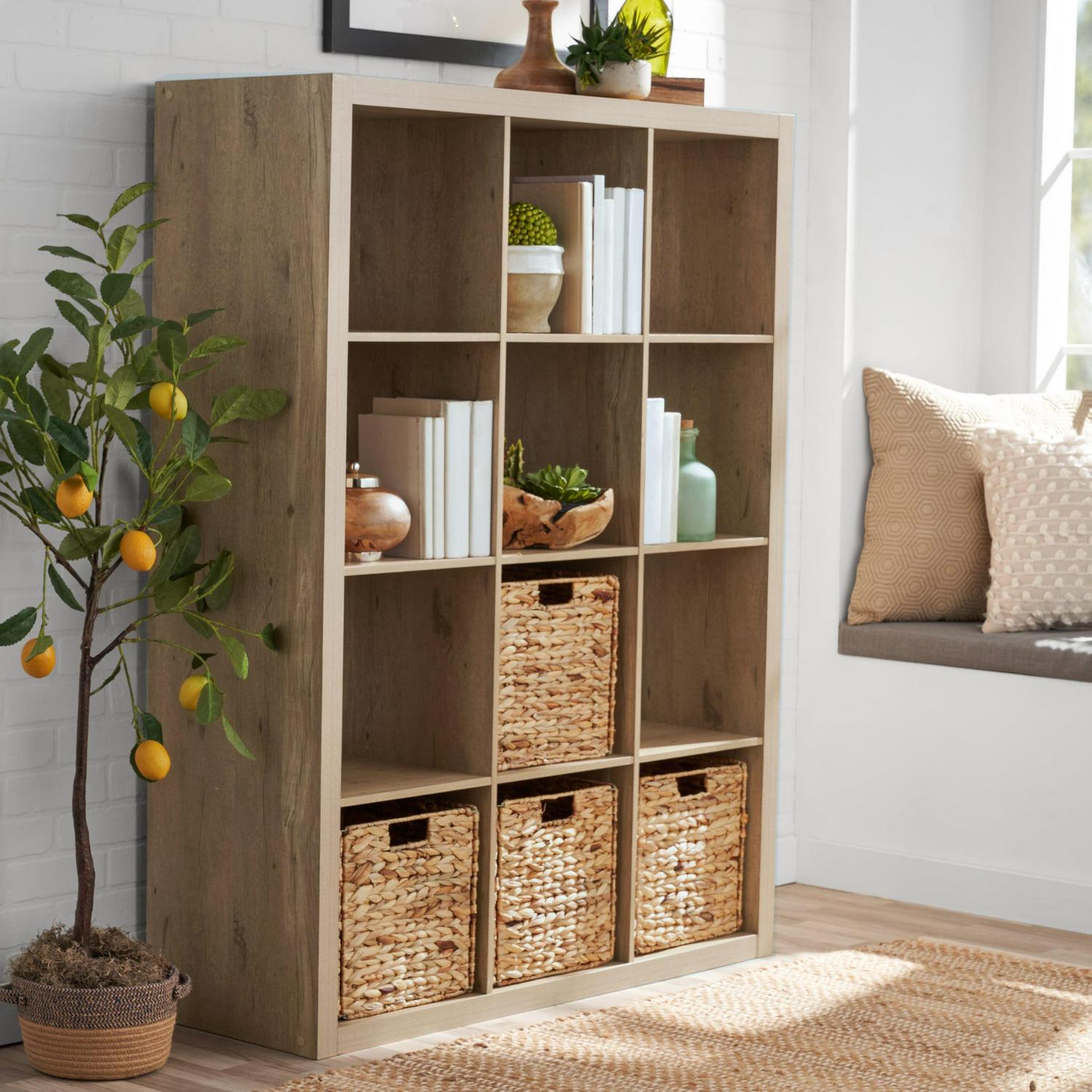 Better Homes & Gardens 12-Cube Storage Organizer, Natural - Image 6