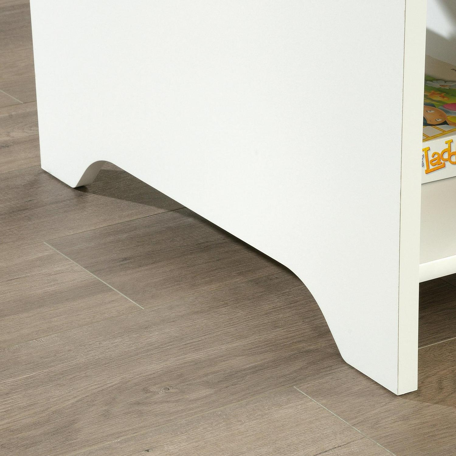 Better Homes & Gardens Cartwheel Activity Table with Chalkboard, White Finish - Image 2