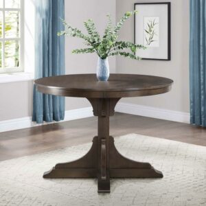 Better Homes & Gardens Canton Round Dining Table, Tobacco Oak Finish
