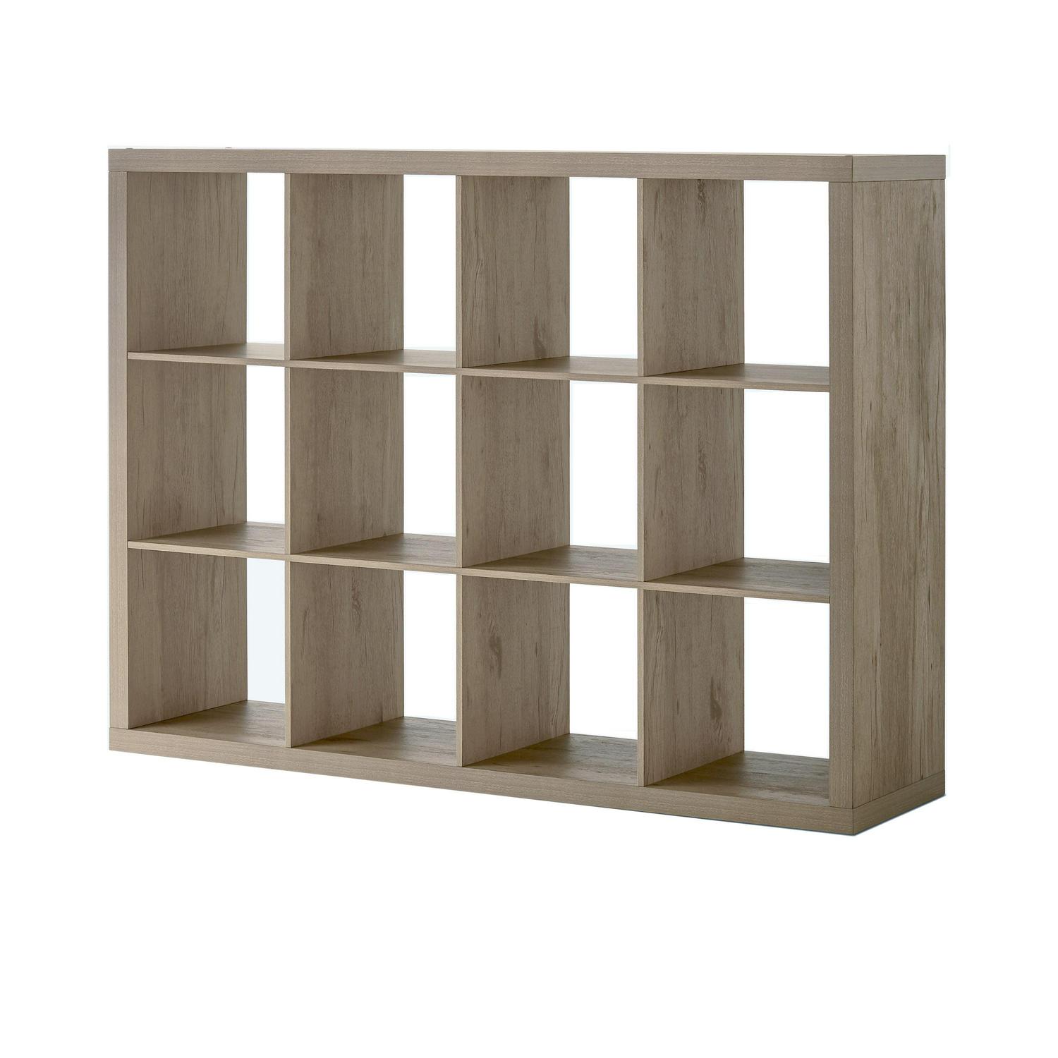 Better Homes & Gardens 12-Cube Storage Organizer, Natural