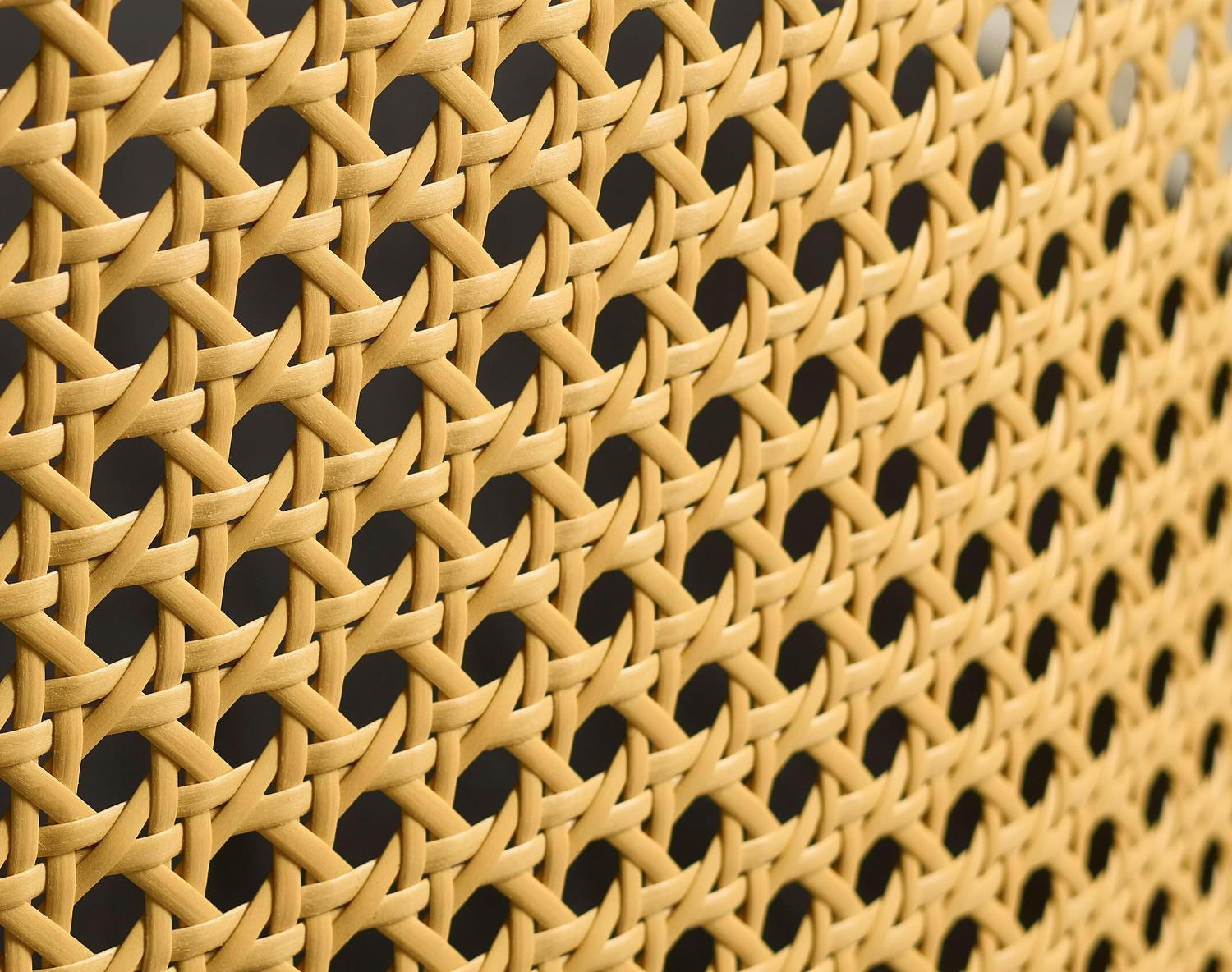 Better Homes & Gardens Springwood Caning Coffee Table, Charcoal Finish - Image 3