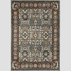 Better Homes & Gardens Persian Border 5' X 7' Indigo Floral Rug