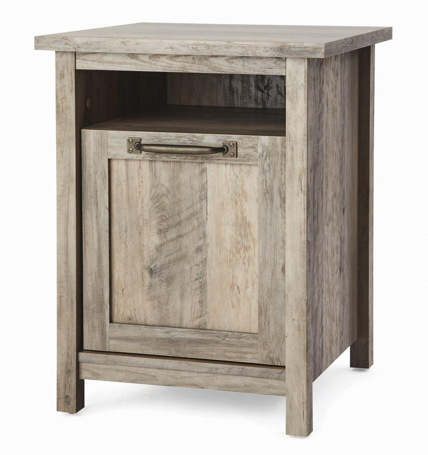 Better Homes & Gardens Modern Farmhouse USB Nightstand, Rustic Gray - Image 2