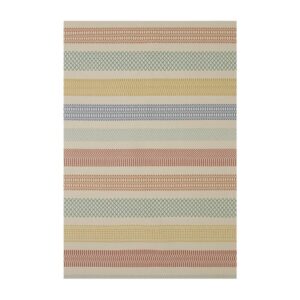 Better Homes & Gardens, 5' x 7' Multi-Color Striped Outdoor Rug