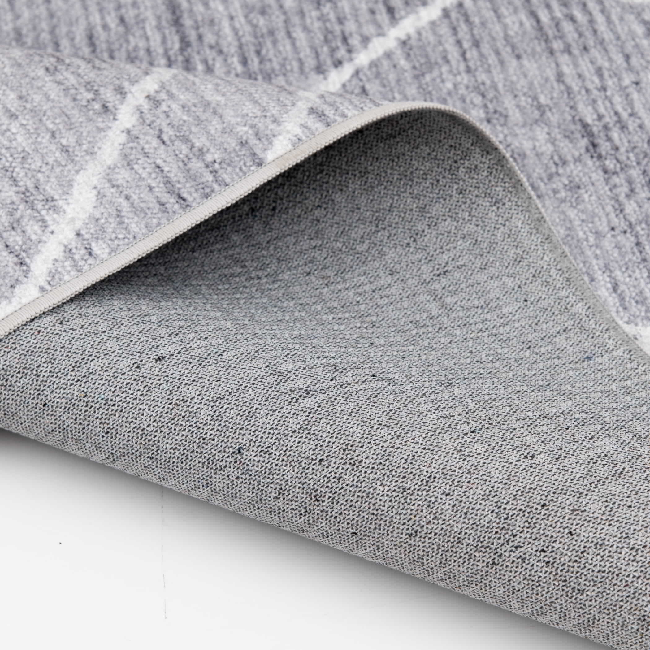 Better Homes & Gardens Diamond Machine Washable Indoor Area Rug, Gray, 5'x7' - Image 11