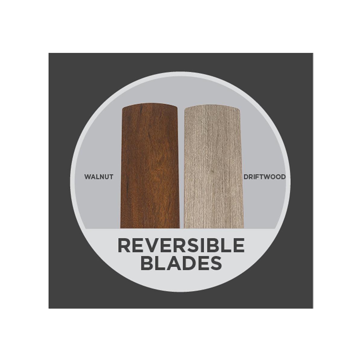 Better Homes & Gardens 52" Bronze Transitional Ceiling Fan, 5 Reversible Blades, 3 LED Bulbs Included - Image 9