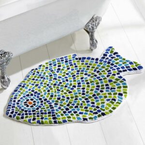 Better Trends Mosaic Fish Bath Rug 24" X 36" Multi