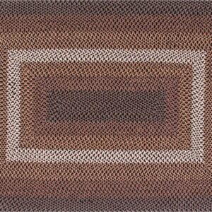 Better Trends Woodbridge Rectangular 40" x 60" Braided Rug - Black