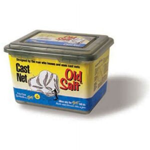 Betts 10PM Old Salt Mono Cast Net, 10', 3/8" Mesh, 1 lb Per Foot yellow