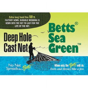 Betts Sea Green Deep Hole Mono Cast Net 10' 5/8" Mesh