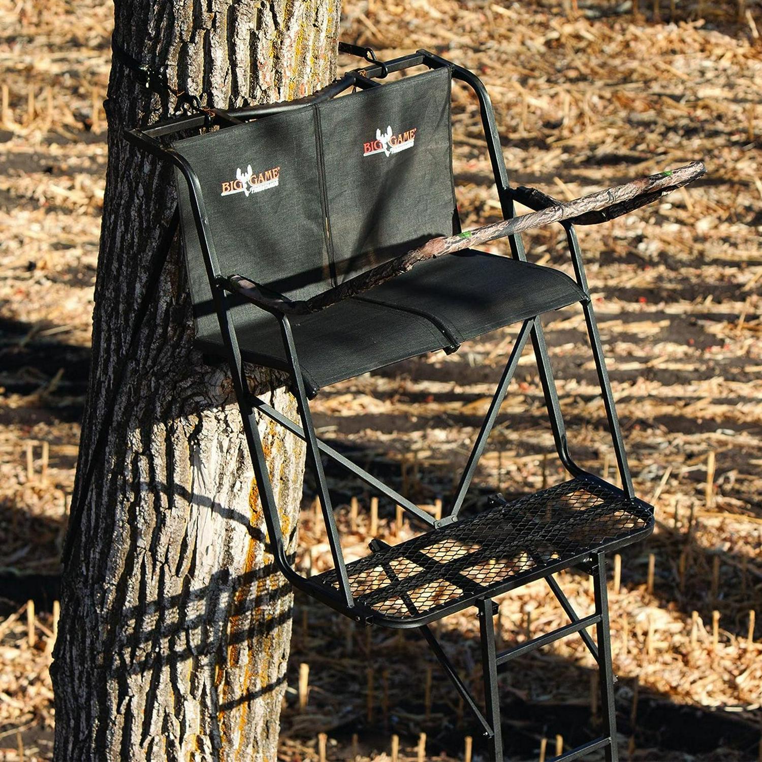 Big Game Treestands Big Buddy Steel 2-Person Hunting Ladder Tree Stand - Image 3