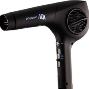 Bio Ionic 10X UltraLight Speed Hair Dryer, Adjustable Heat & Frizz-Control Professional Hair Dryer