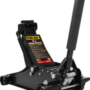 Black Jack T84009W Heavy Duty Garage Jack with Dual Pump, 4 Ton Black