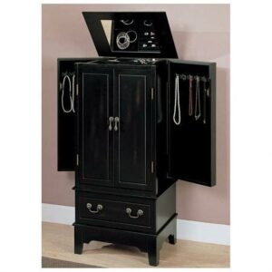 Black Jewelry Armoire