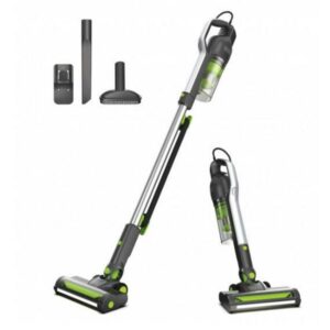 Black and Decker Stick Vacuum Cleaner with HEPA Filter, Gray and Green