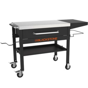 Blackstone Original Series 28" Serve and Store Prep Grill Cart in Black
