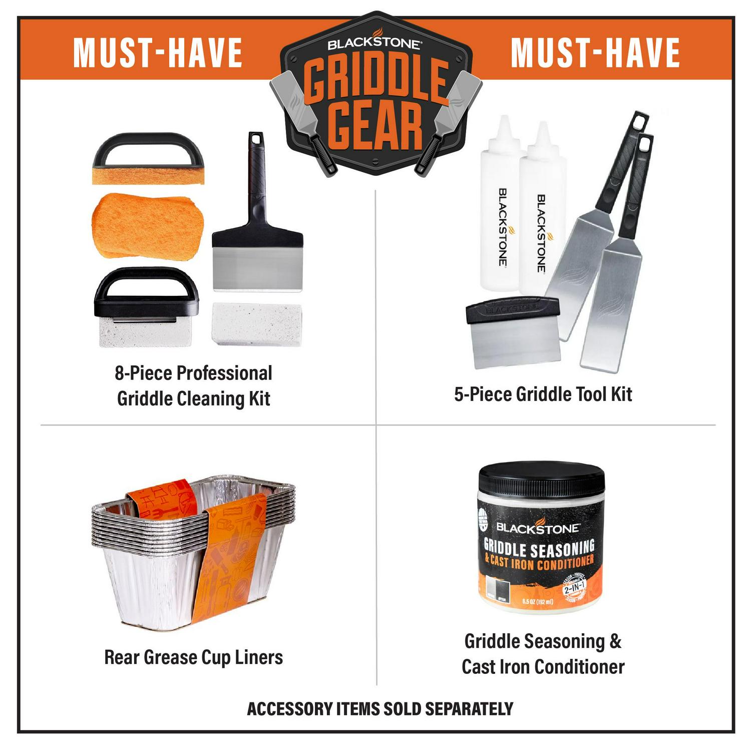 Blackstone Pro Series 2 Burner 22" Propane Pedestal Griddle with Hood - Image 9