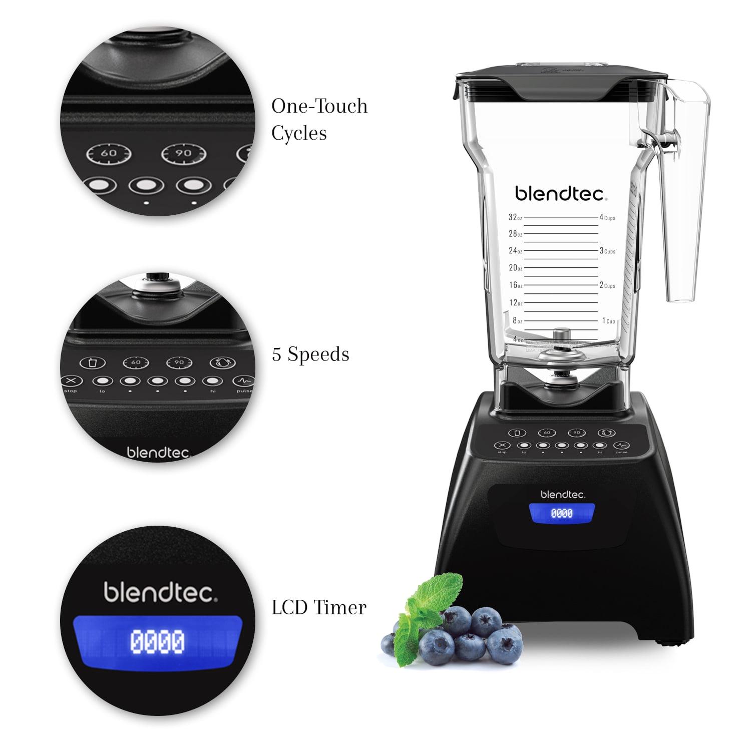 Blendtec Classic 575 Blender with Fourside Jar, Black - Image 2