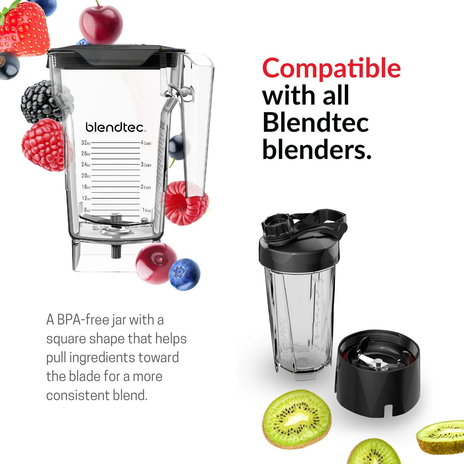 Blendtec Clear FourSide Jar - Image 4