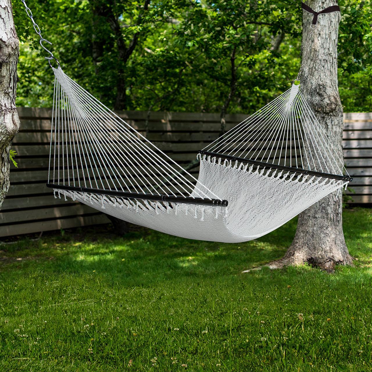 Bliss Hammocks 2-Person Weekender Deluxe Hammock w/ Spreader Bars, 80" L x 55" W - Image 7