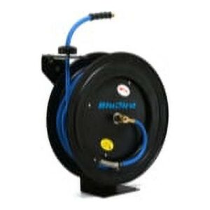 BluBird BBR3875 18ga. 12-Point Retractable Hose Reel w/ 3/8" X 75' Air Hose