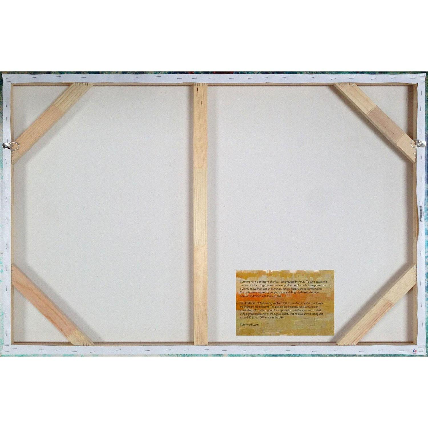 Blue Geode Bunch Painting Print on Wrapped Canvas - Image 5