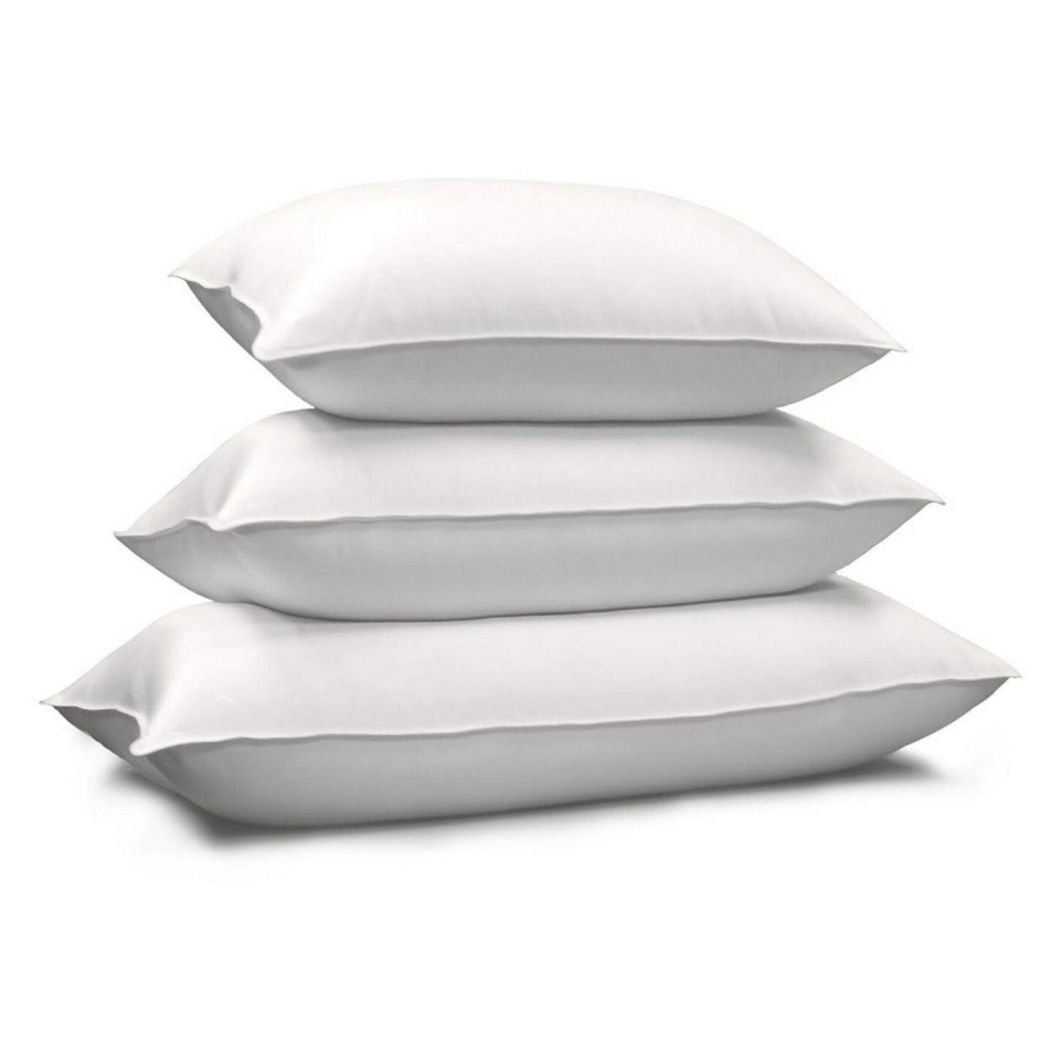 Blue Ridge Siberian 1000-Thread-Count Egyptian Cotton Down Pillow, White, King - Image 2