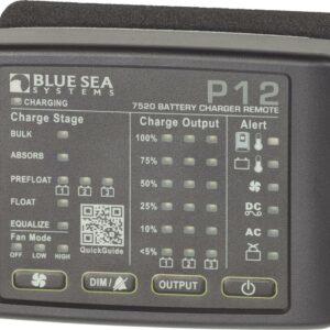 Blue Sea Systems Boat/RV 7520 P12 LED Battery Charger Remote