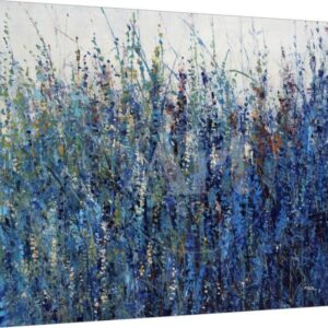 Blue Vision, Botanical Gallery-Wrapped Canvas Print Wall Art by Tim O'toole