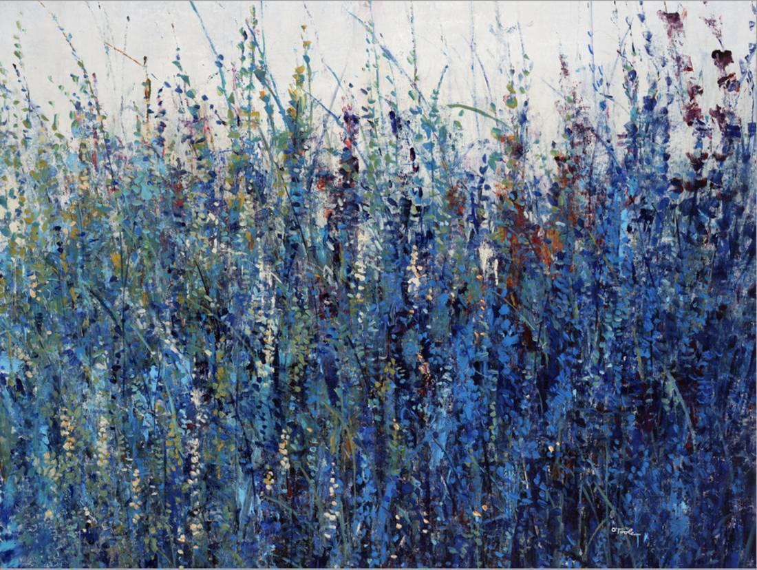 Blue Vision, Botanical Gallery-Wrapped Canvas Print Wall Art by Tim O'toole - Image 3