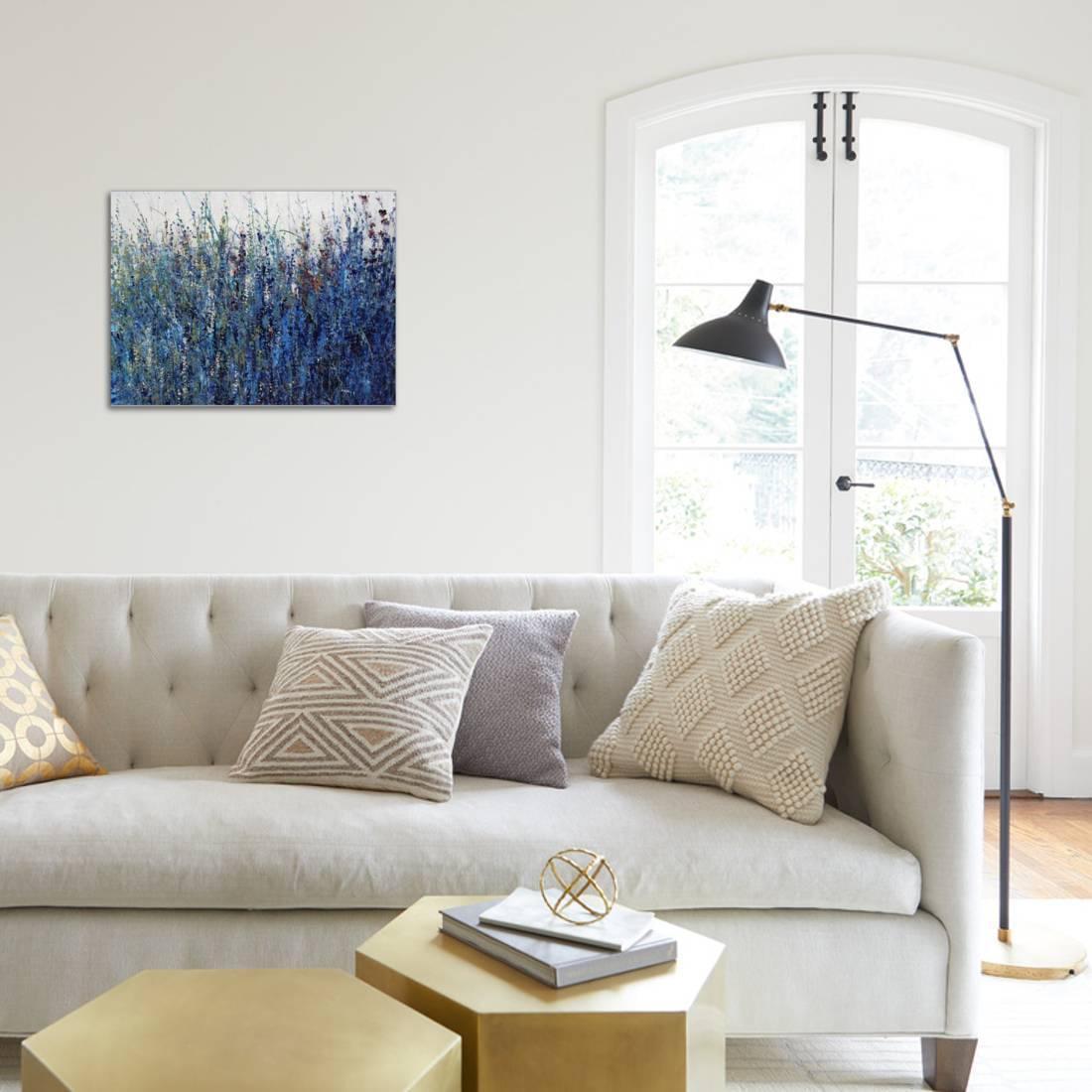 Blue Vision, Botanical Gallery-Wrapped Canvas Print Wall Art by Tim O'toole - Image 2