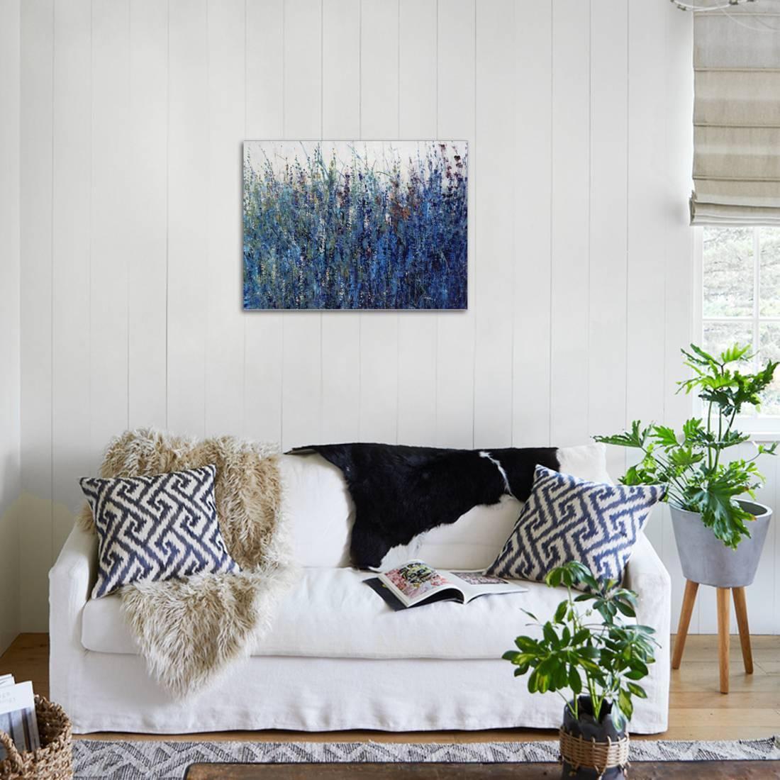 Blue Vision, Botanical Gallery-Wrapped Canvas Print Wall Art by Tim O'toole - Image 5