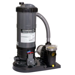Blue Wave Hydromatic 90 SF Above Ground Pool Cartridge Filter System with 1 HP Pump - 1-HP