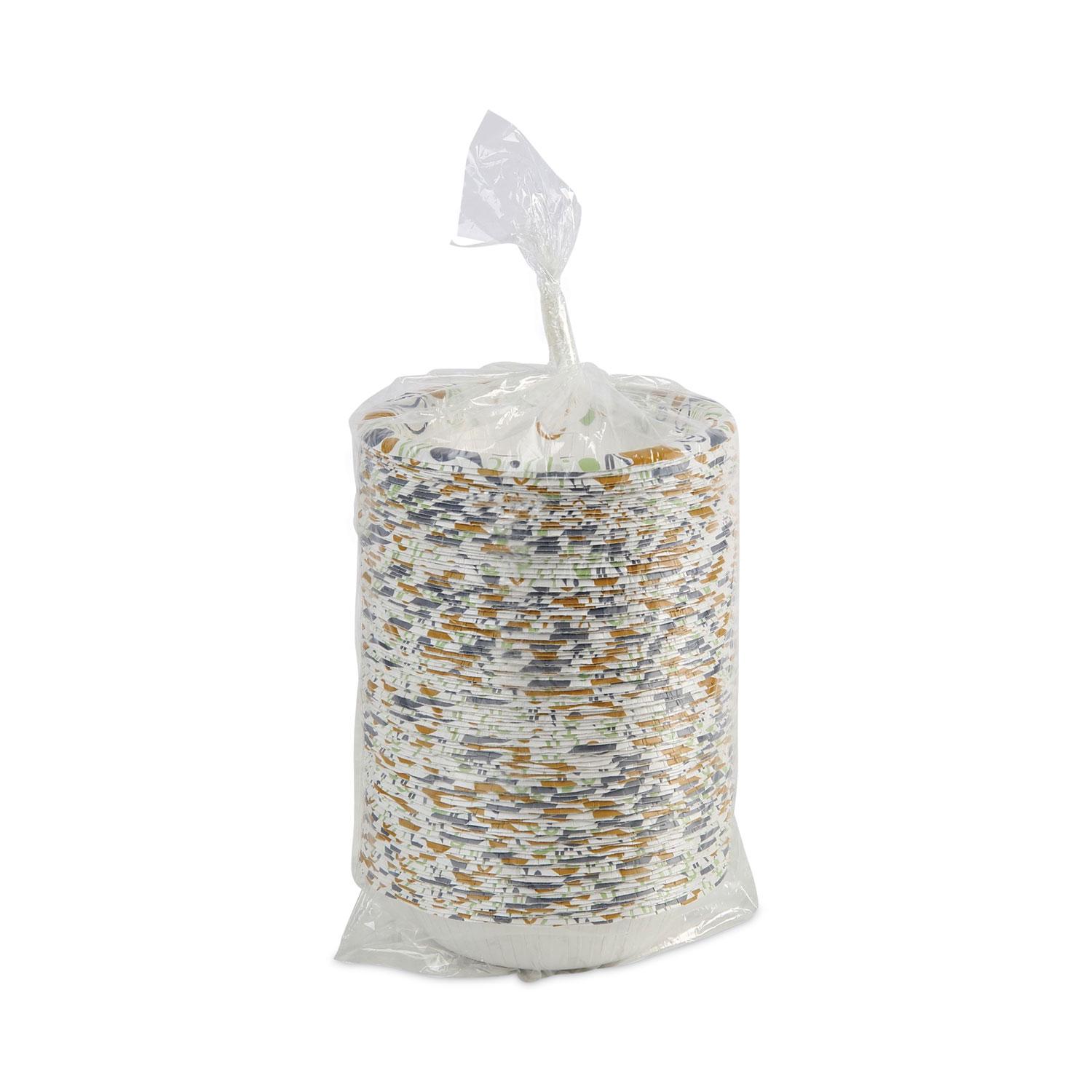 Boardwalk Deerfield Printed Paper Bowl, 12 oz, Coated/Soak Proof, Multicolor, 125/Pack, 8 Packs/Carton - Image 7