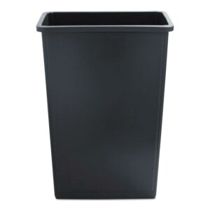 Boardwalk Slim Waste Container, 23 gal, Plastic, Gray (23GLSJGRA) - 5 Pack