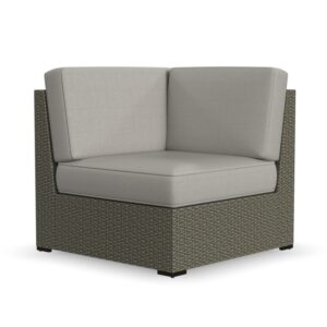 Boca Raton Brown Outdoor Sectional Side Chair