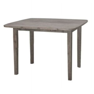 Boraam Boulder Dining Table with Drop Leafs in Barnwood Wire-Brush Finish