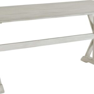 Boraam Jamestown Dining Table, Antique White