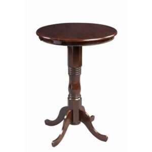 Boraam Spectator Rubberwood Pub Table in Cappuccino Finish