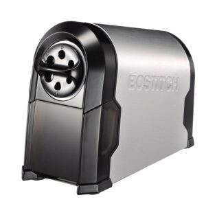 Bostitch Super Pro Glow Commercial Electric Pencil Sharpener, Black/Silver