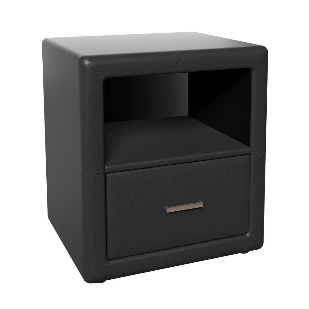 Boyd Sleep Lombardi Upholstered Faux Leather Nightstand - Image 2