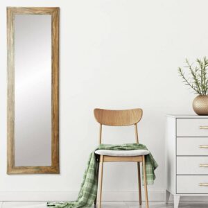 BrandtWorks Barnwood Floor Mirror - Light Brown