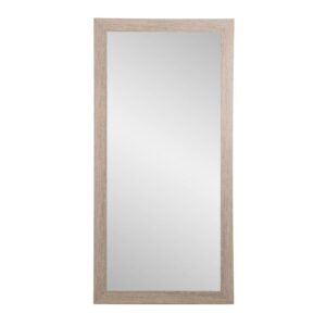 BrandtWorks Farmhouse Barnwood Full Length Leaning Wall Mirror