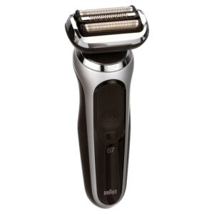 Braun Series 7 7071cc Flex Electric Razor for Men with SmartCare Center, Precision Trimmer, Wet & Dry, Rechargeable, Cordless Foil Shaver, Silver